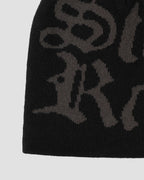 Jaquard Beanie - Black