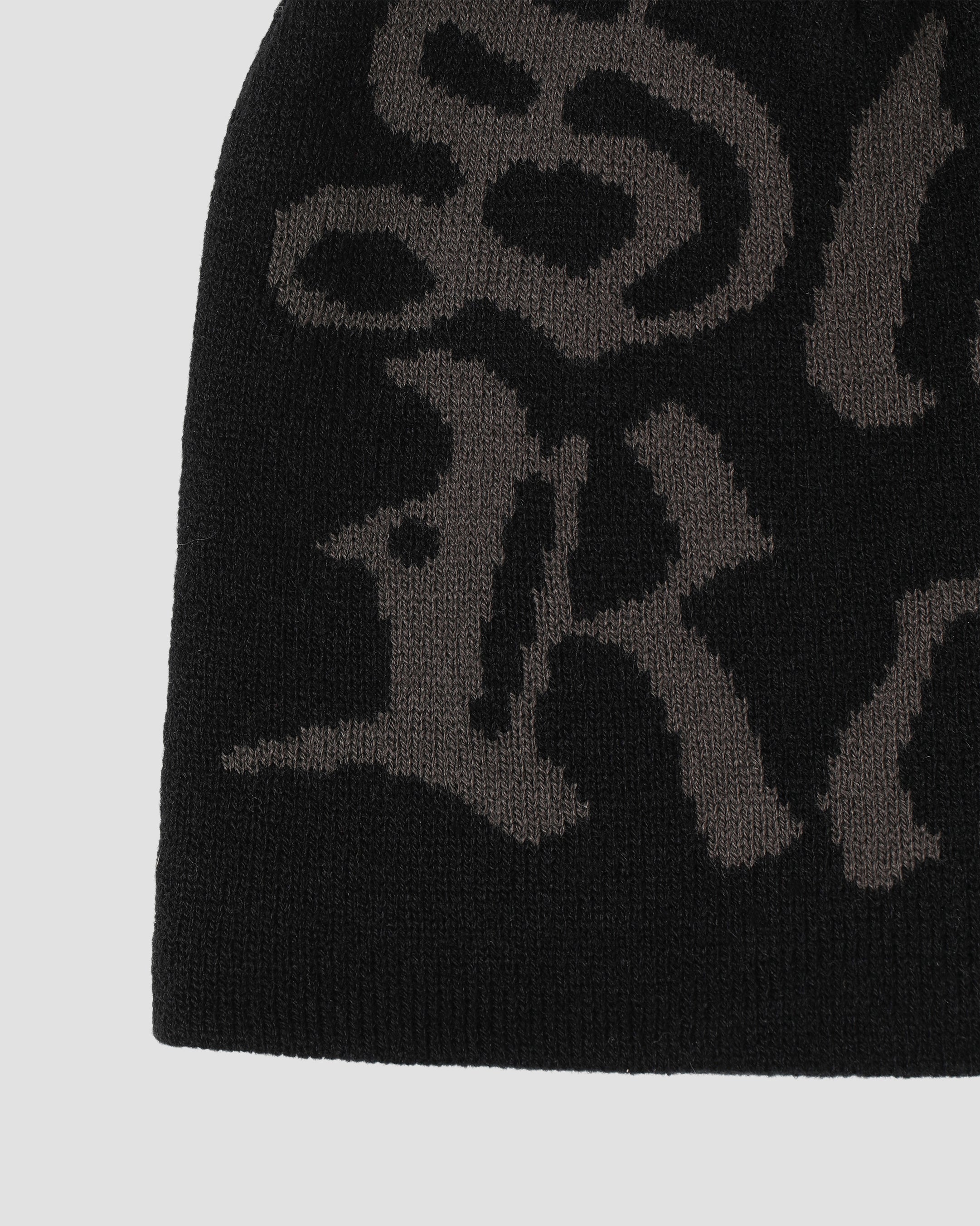 Jaquard Beanie - Black