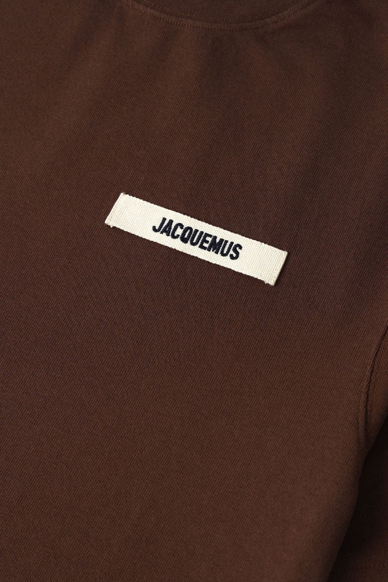 T-Shirt Gros Grain – Jacquemus – Marron