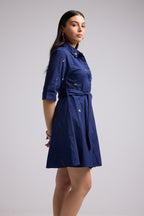 Robe Courte - Jacquy Court Uni - Navy