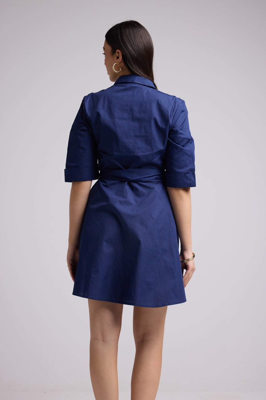 Robe Courte - Jacquy Court Uni - Navy