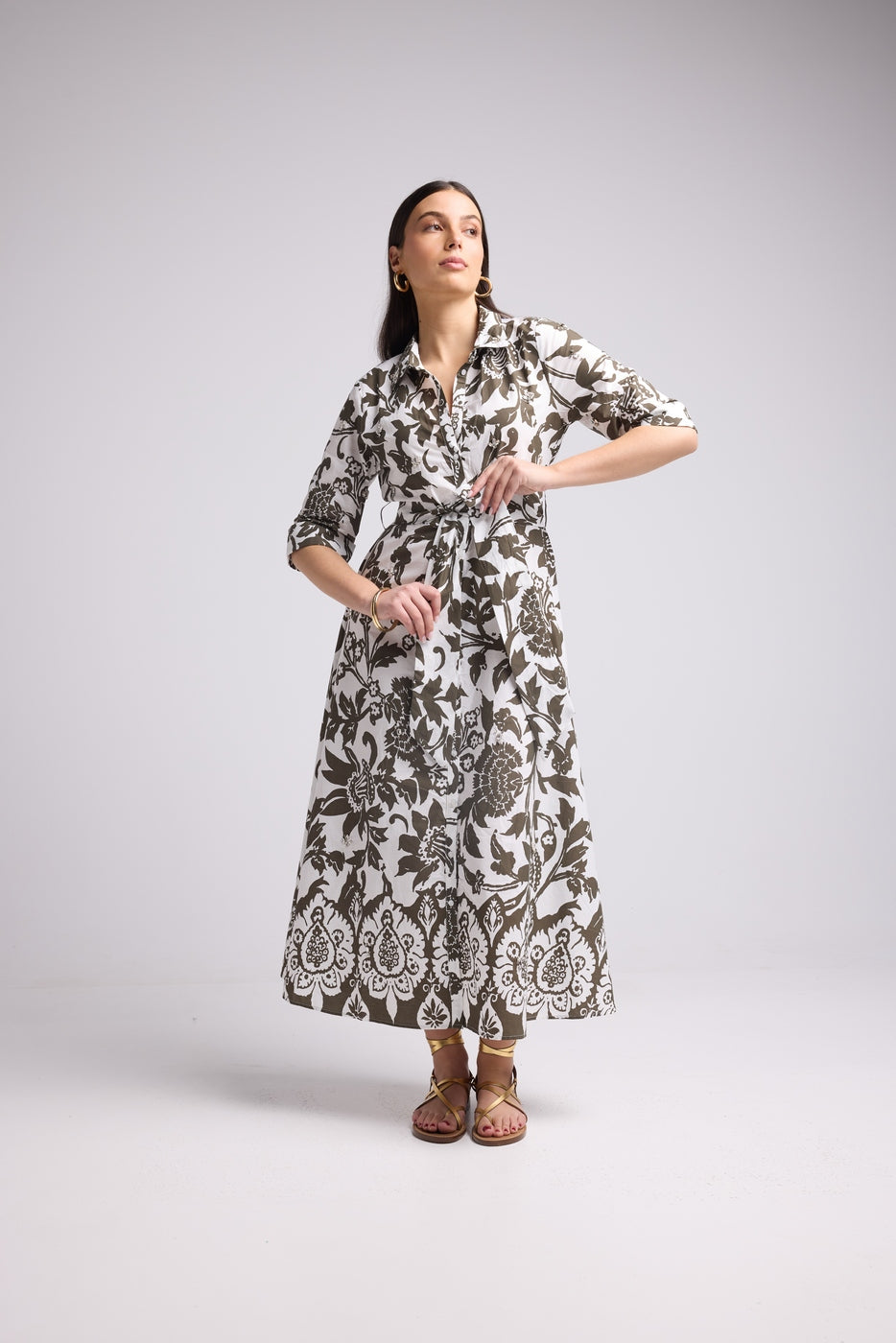 Vestido Largo - Jacquy Long - Caqui