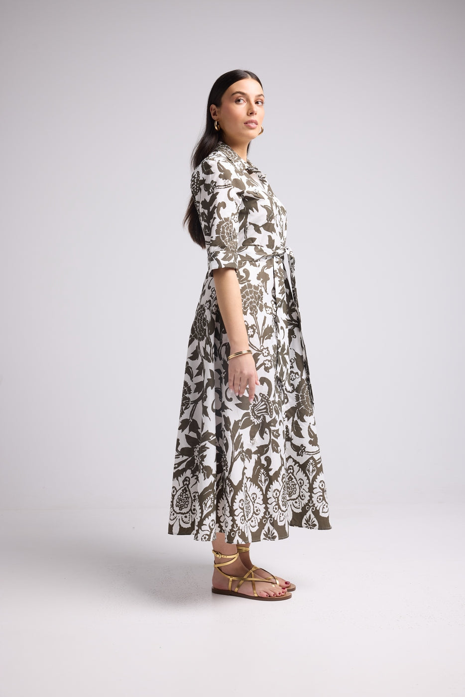 Vestido Largo - Jacquy Long - Caqui