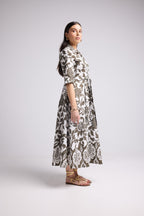 Vestido Largo - Jacquy Long - Caqui