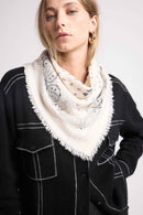 Veste Oversize Cachemire Jade - Noir Gris