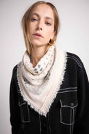 Veste Oversize Cachemire Jade - Noir Gris