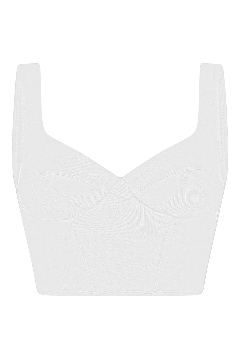 Jade Crop Top Ivory