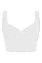 Jade Crop Top Ivory