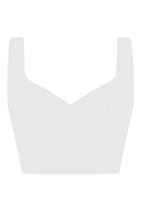 Jade Crop Top Ivory