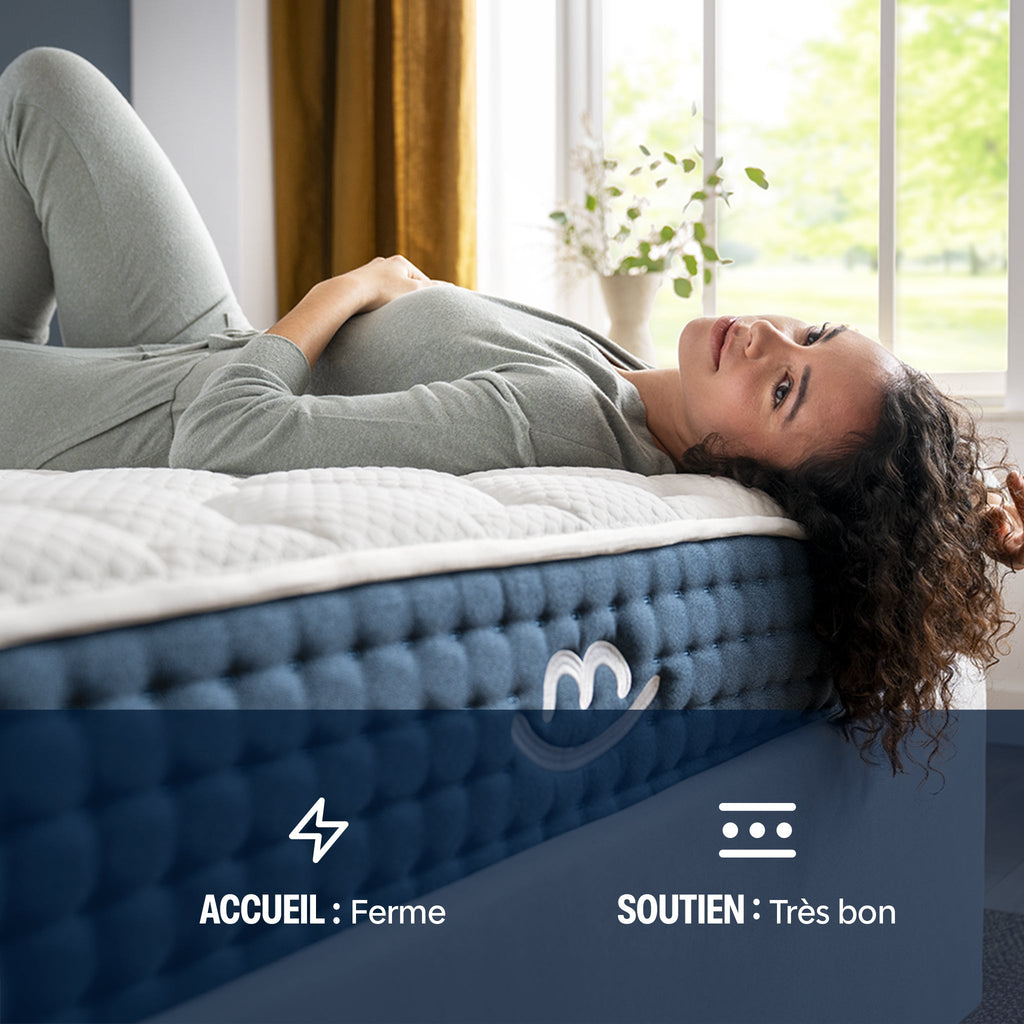 Matelas hybride Jade - mémoire de forme - 26cm