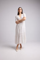 Robe Longue - Jaina - Blanc