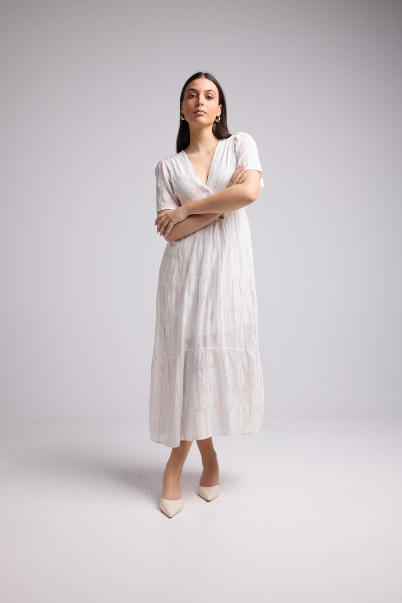 Robe Longue - Jaina - Blanc