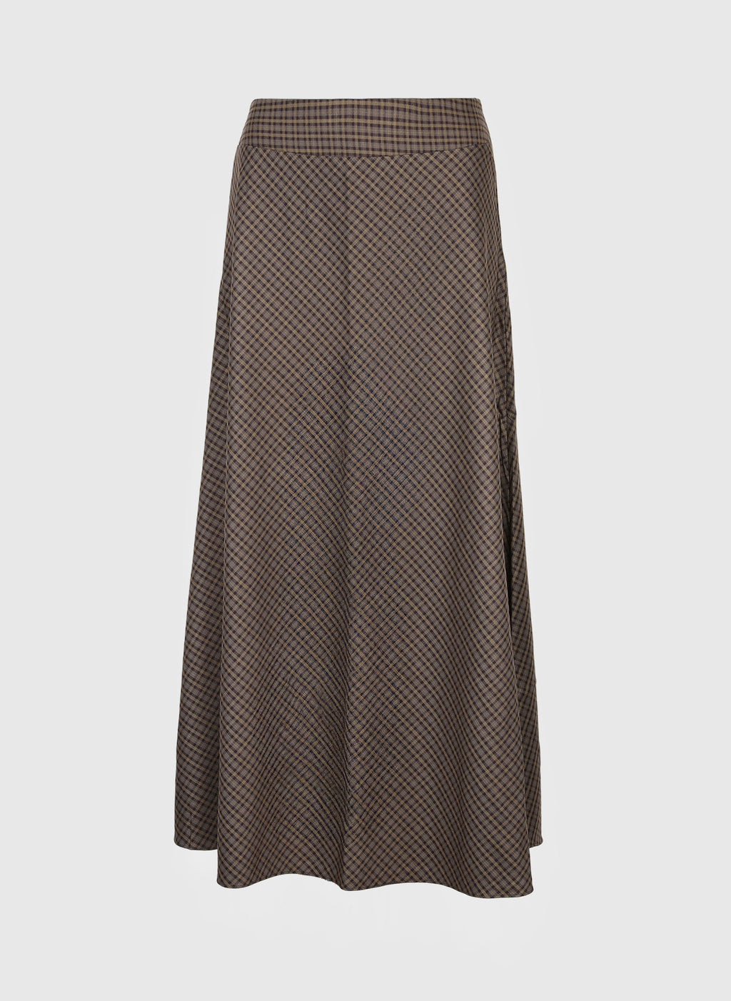 Jupe Midi Jaline Marron