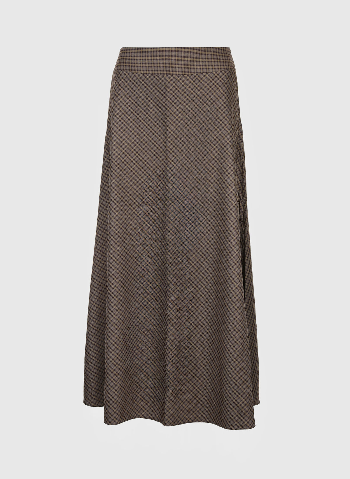 Jupe Midi Jaline Marron