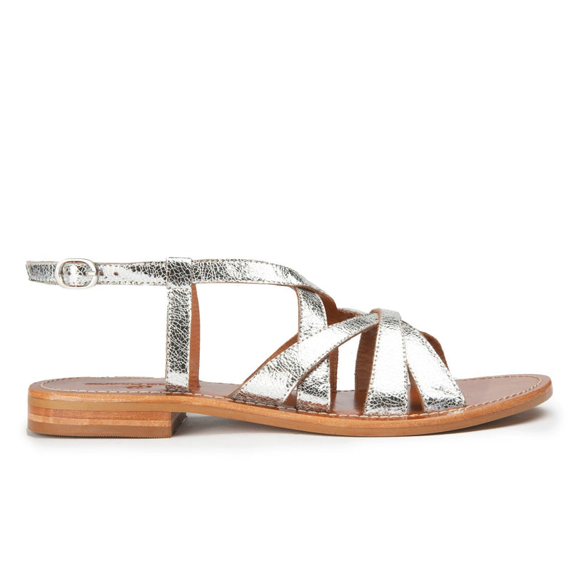 Couleur Pourpre - Sandalias Jammat - Plata