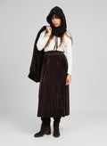 Jupe Midi Janais Marron