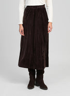Jupe Midi Janais Marron