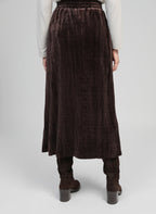 Jupe Midi Janais Marron