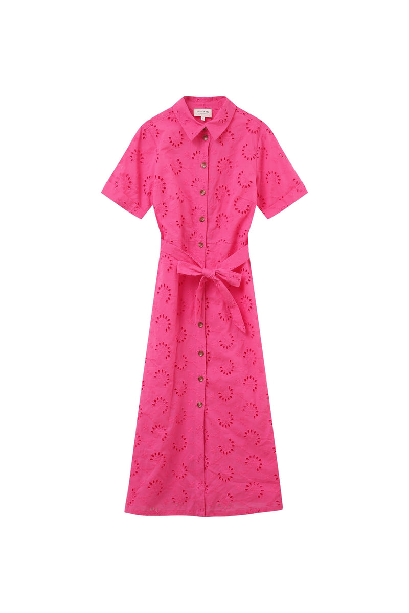 Robe Mi-Longue Jane Rose