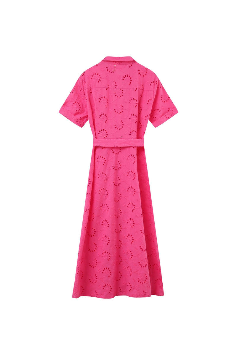 Robe Mi-Longue Jane Rose