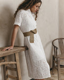 Robe Mi-Longue Jane Ecru