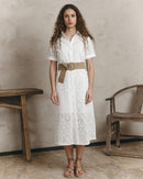 Robe Mi-Longue Jane Ecru