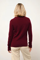Jersey Cuello Redondo - Jane - Burdeos