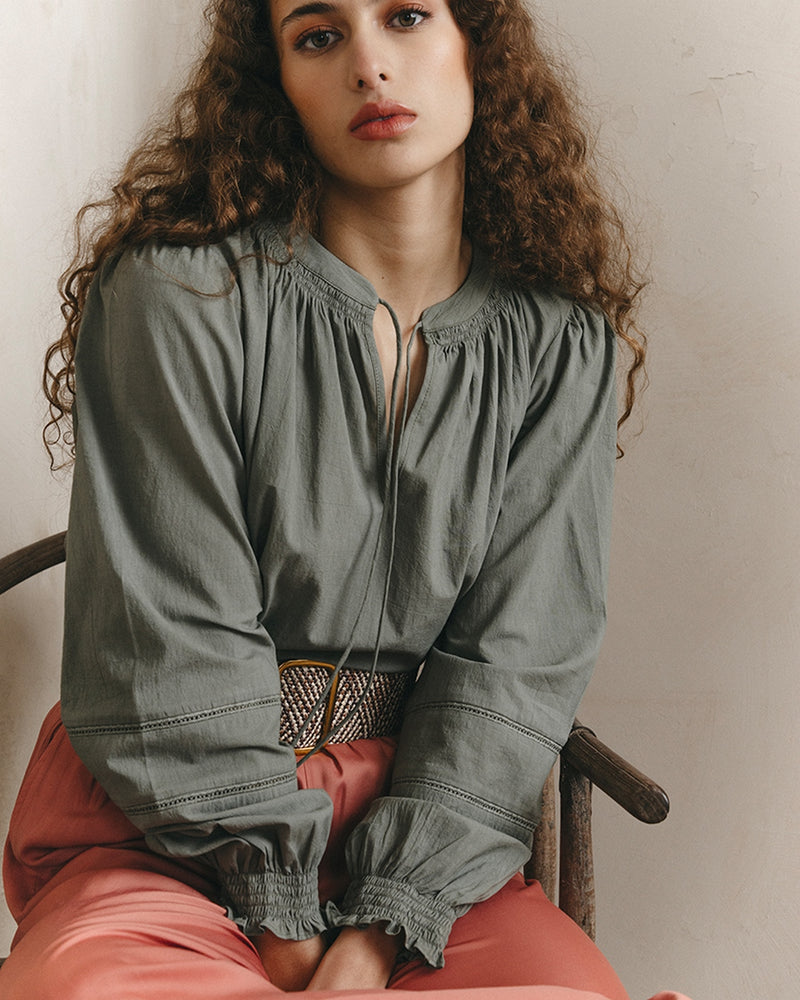 Blouse Janice - Kaki