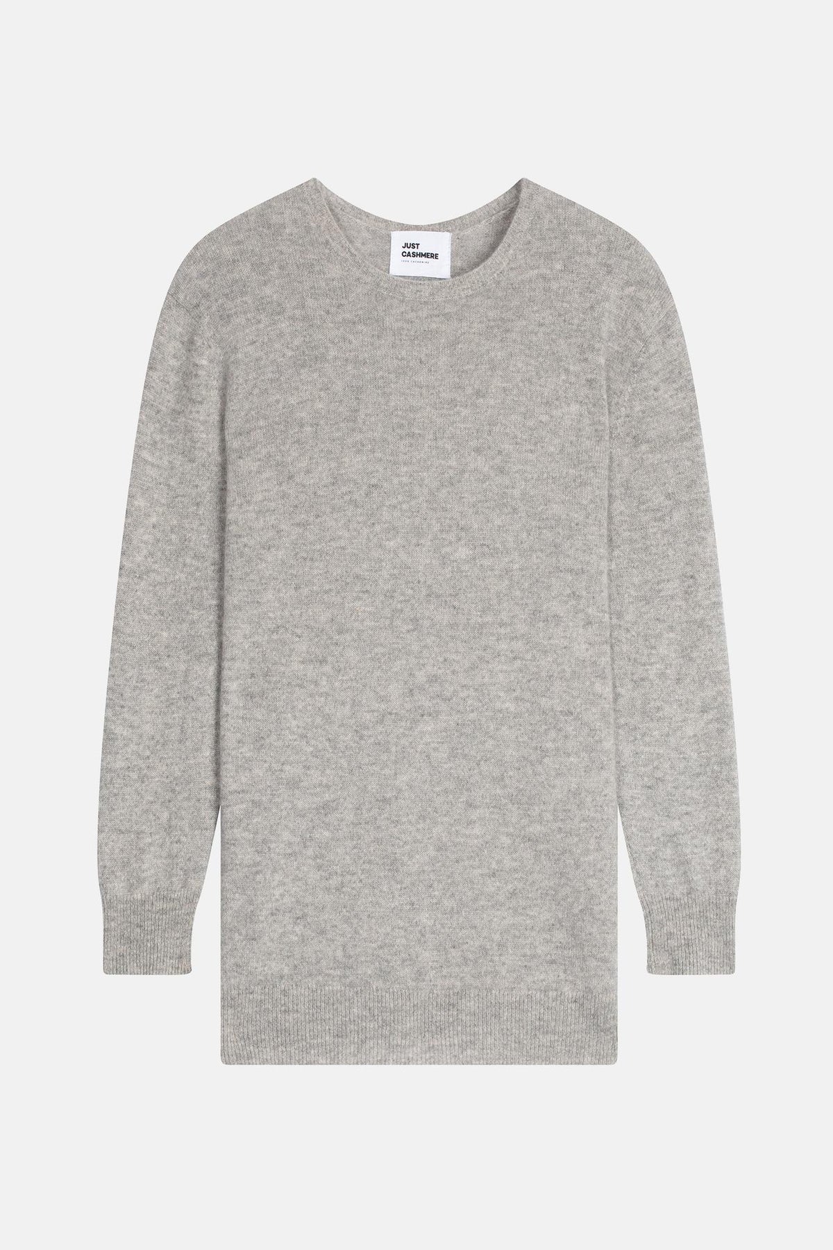 Pull Col Rond Boutonné Dos - Janice - Nuage Chiné