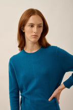 Jersey Cuello Redondo Botonado Espalda - Janice - Paon