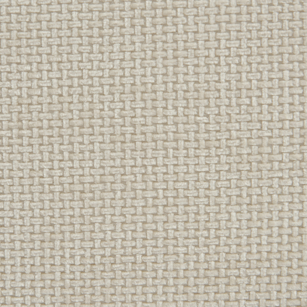Janis - Modular Single-Seat Armchair - Chenille Fabric - Ecru