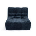 Janis - Armchair - Chenille Fabric - Blue