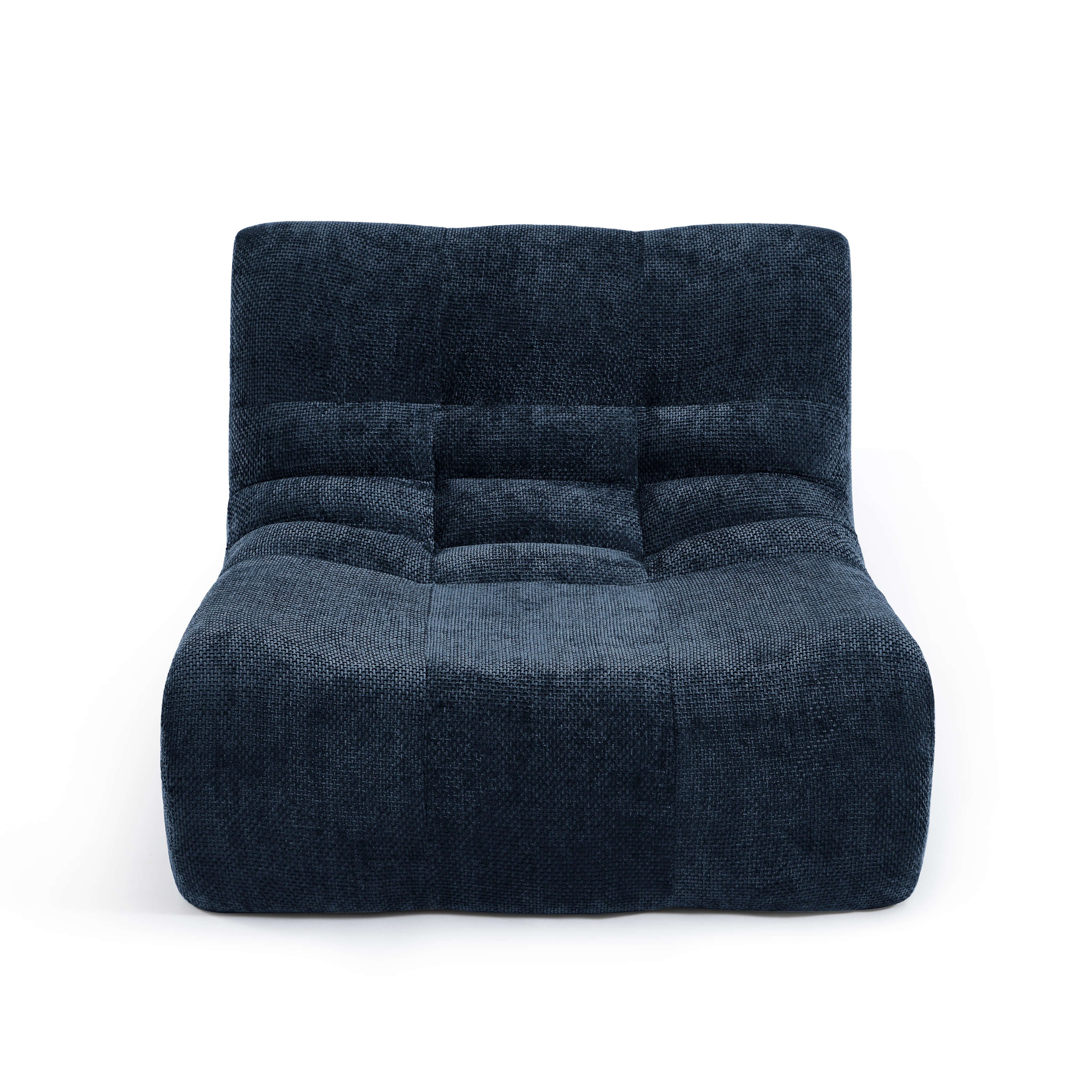 Janis - Armchair - Chenille Fabric - Blue