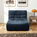Janis - Armchair - Chenille Fabric - Blue