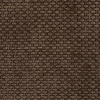Janis - Modular 1-Seat Armchair - Chenille Fabric - Brown