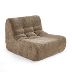 Janis - Chauffeuse - Tissu Chenille - Taupe