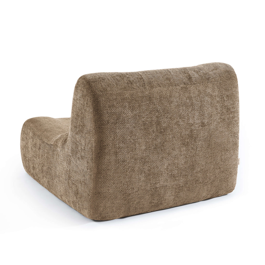 Janis - Chauffeuse - Tissu Chenille - Taupe