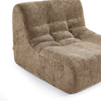 Janis - Chauffeuse - Tissu Chenille - Taupe