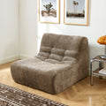 Janis - Chauffeuse - Tissu Chenille - Taupe