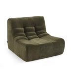 Janis - Sillón Modular 1 Plaza - Terciopelo - Verde