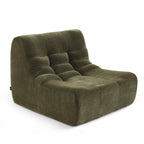 Janis - Sillón Modular 1 Plaza - Terciopelo - Verde