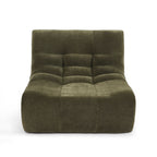 Janis - Sillón Modular 1 Plaza - Terciopelo - Verde