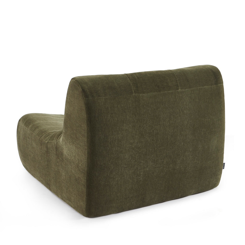 Janis - Sillón Modular 1 Plaza - Terciopelo - Verde