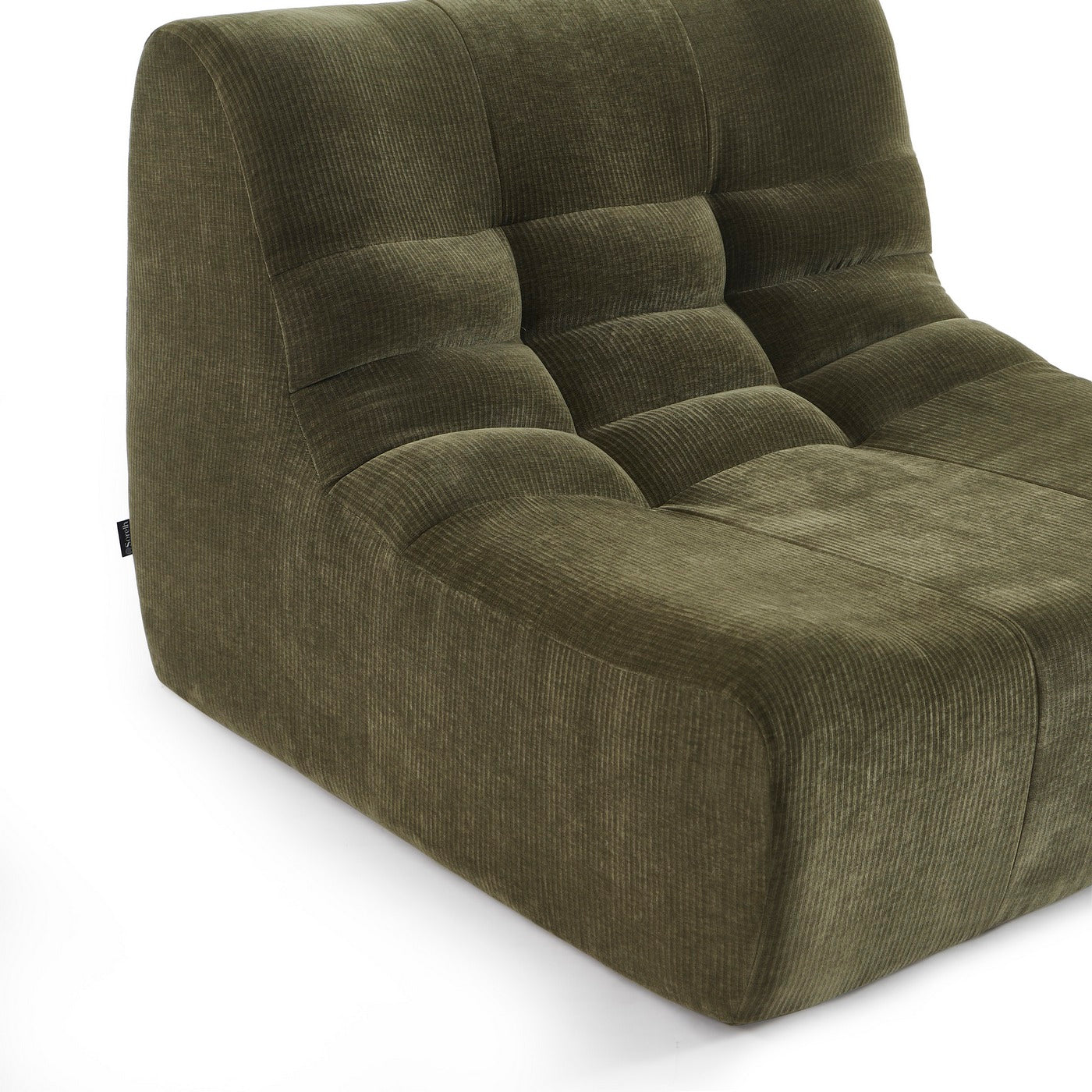 Janis - Sillón Modular 1 Plaza - Terciopelo - Verde