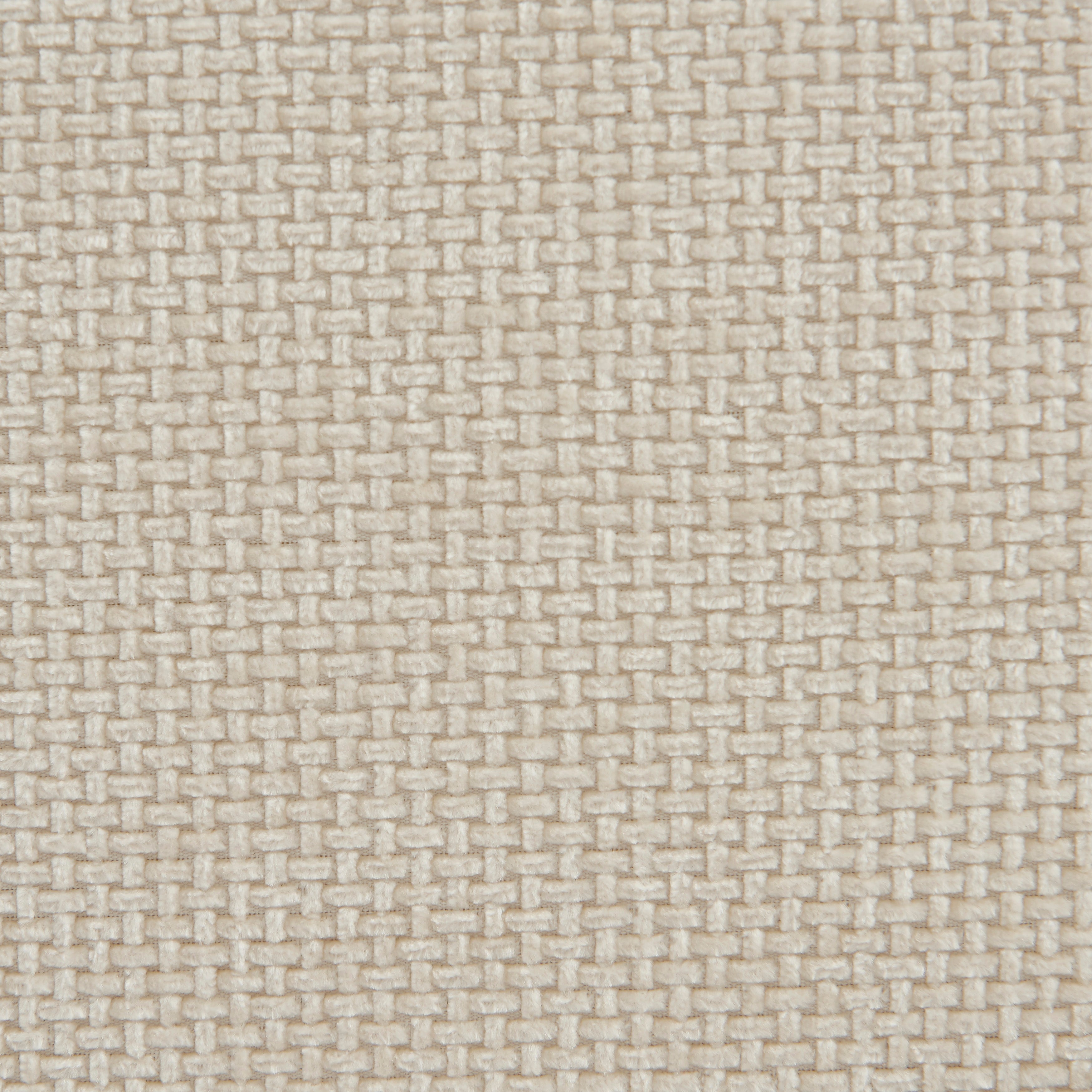 Janis - Banqueta Modular 2 Plazas - Tejido Chenilla - Crudo