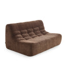 Banquette Janis Modulable Deux Places - Tissu Chenille Marron