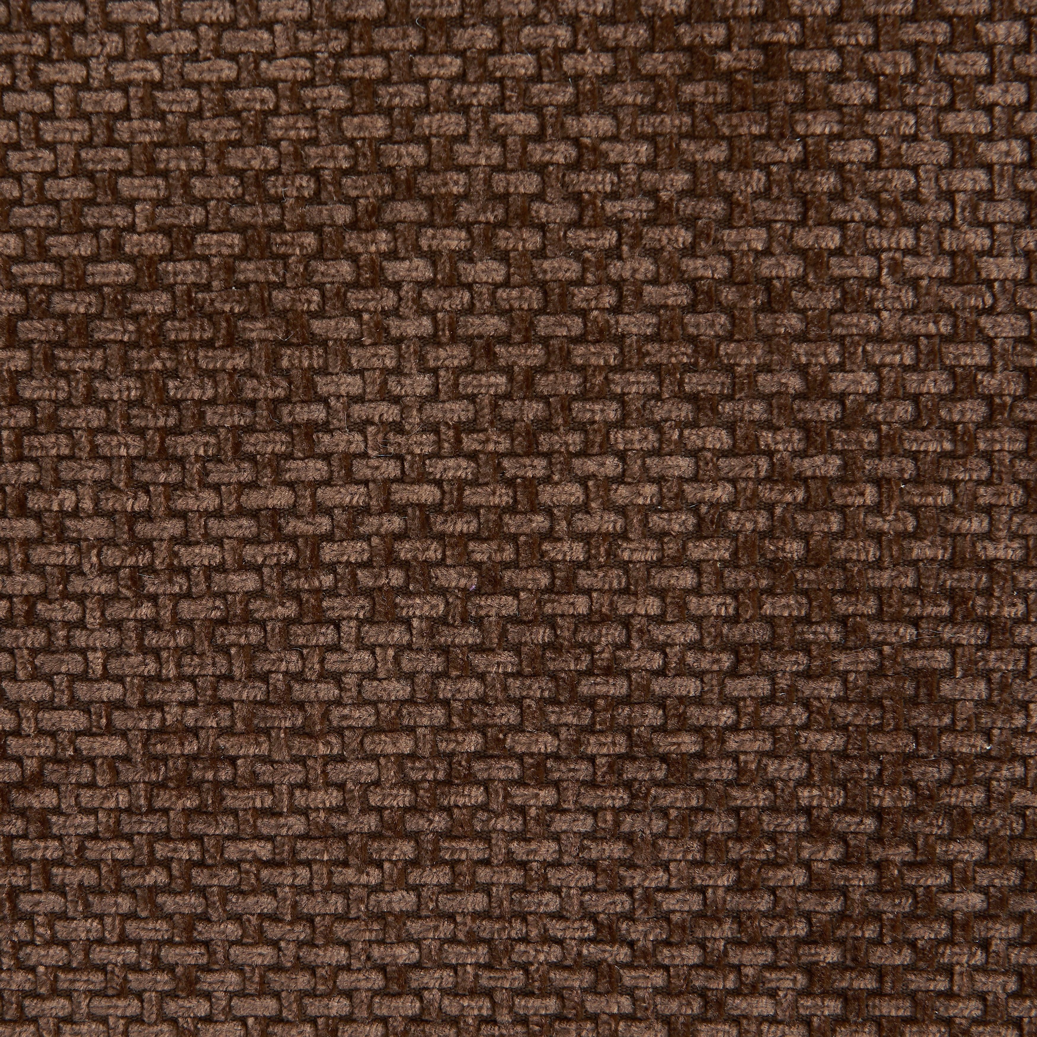Janis - Modular Bench Seat 2 Seater - Chenille Fabric - Brown