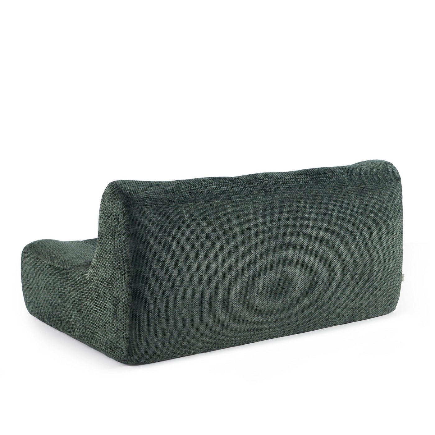 Janis - Banqueta Modular 2 Plazas - Tejido Chenilla - Verde