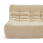 Janis - Banco Modular 2 Plazas - Terciopelo - Beige