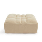 Janis - Puf - Terciopelo - Beige